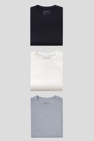 Kit 3 Camisetas Básicas
