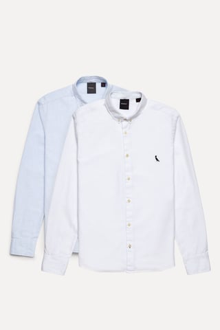 Kit 2 Camisas Oxford Sport