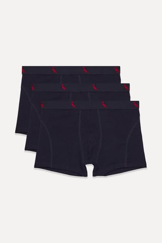 Kit 3 Cuecas Boxer Algodão