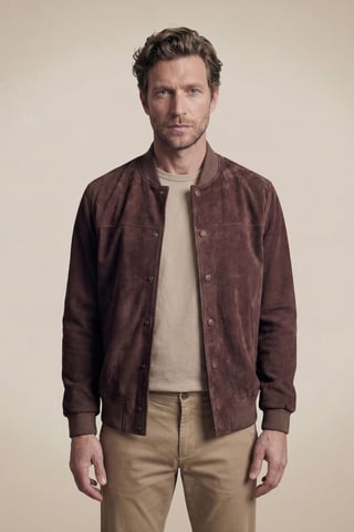 Jaqueta Couro Bomber
