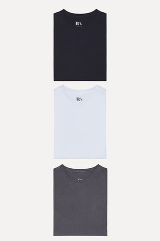 Kit 3 Camisetas Básicas Bw Colors
