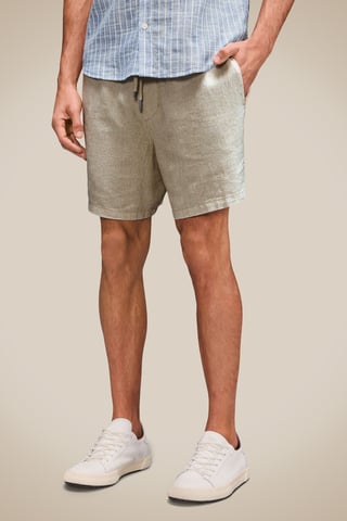 Short Casual Linho Plus