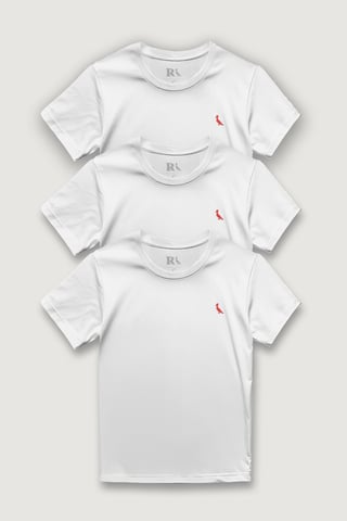 Kit 3 Camisetas Brasa Branca Pica Pau Bordado